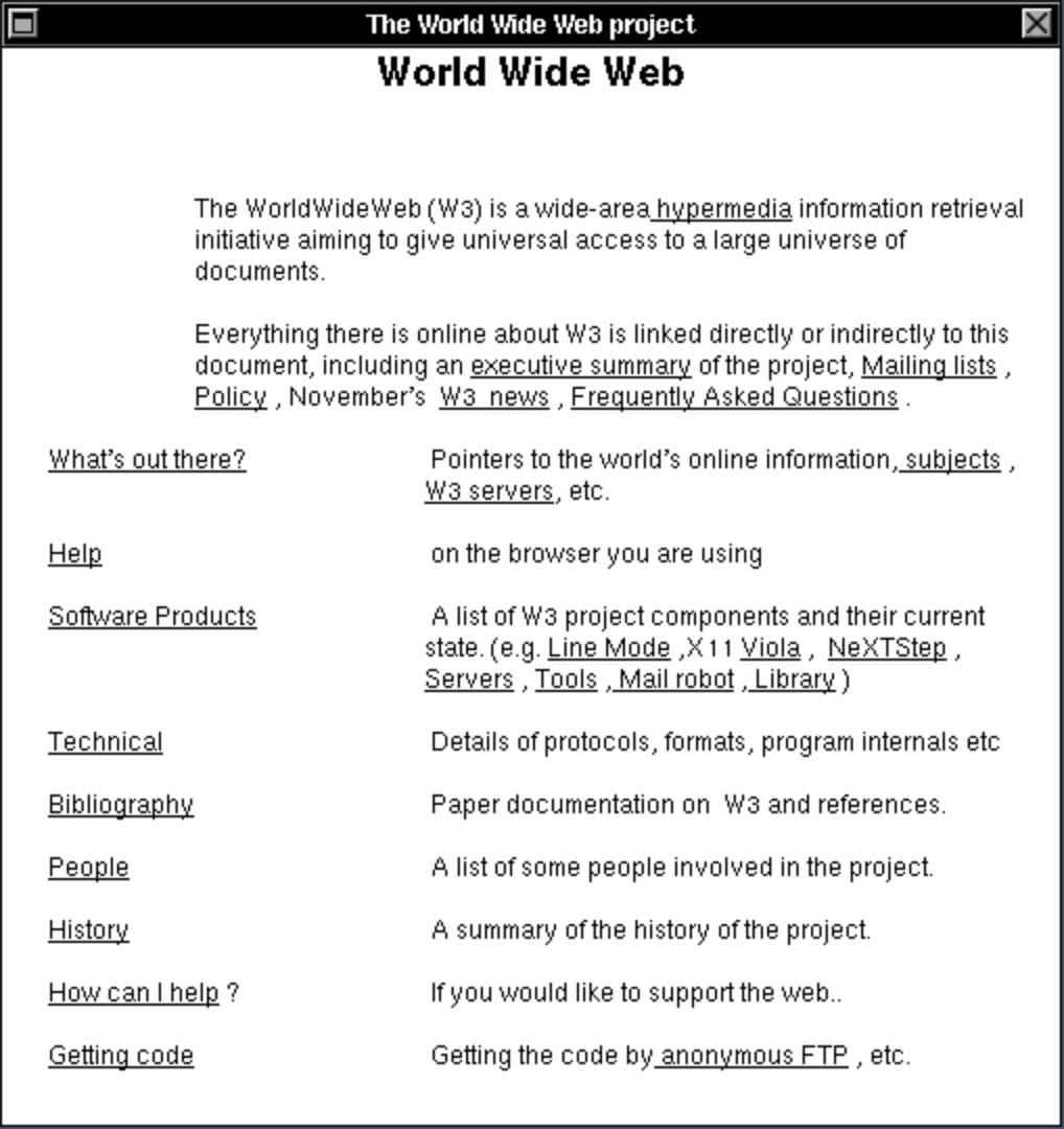 WorldWideWeb